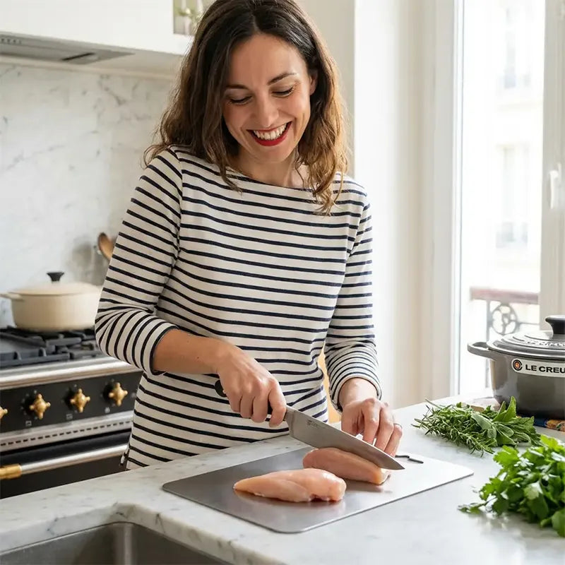 Planche à Découper 100% Pure Titane