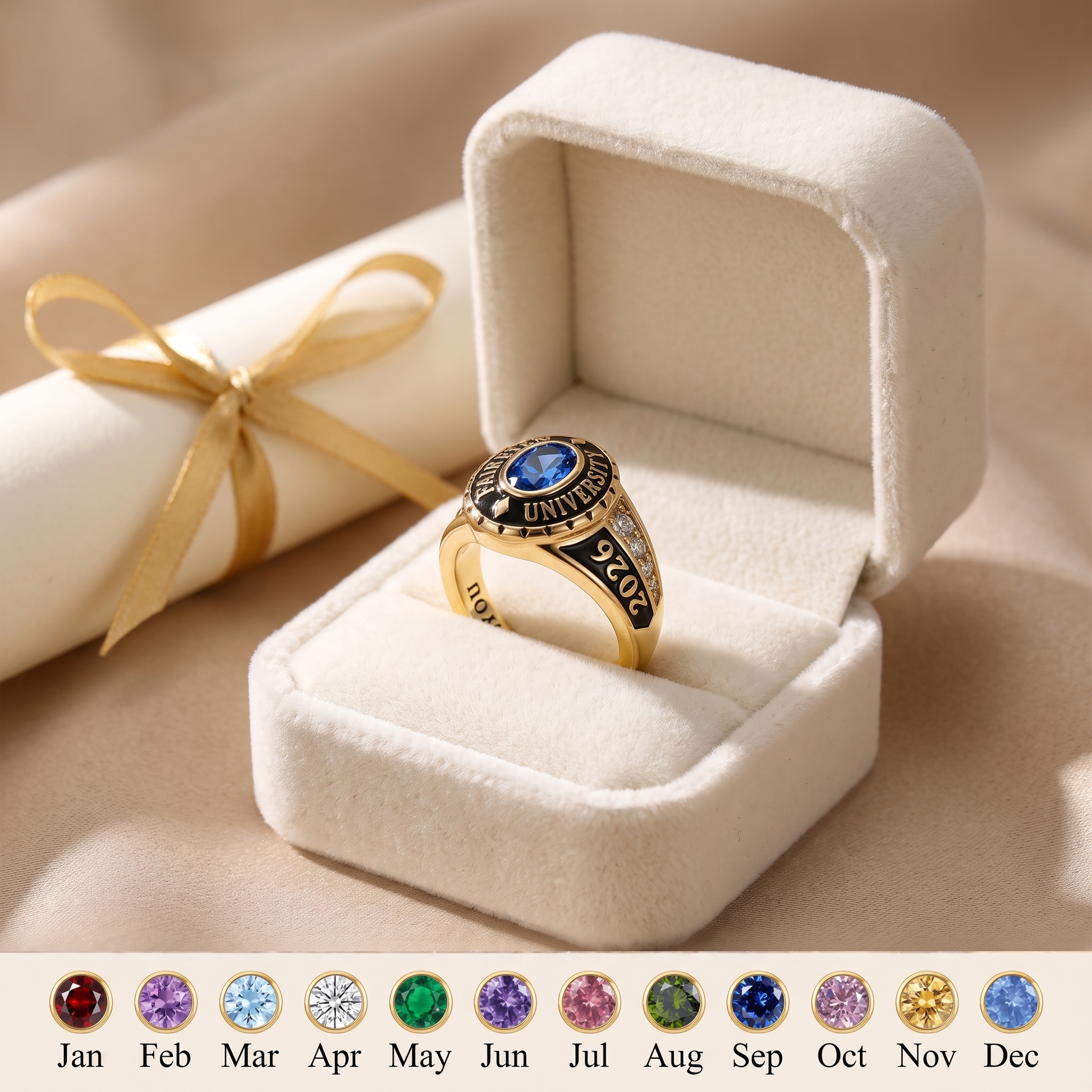 The Milestone — Personalized Graduation Class Ring