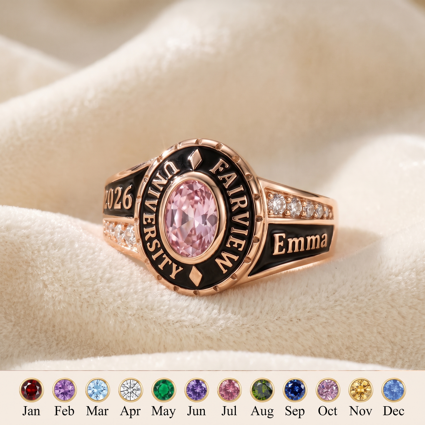 The Milestone — Personalized Graduation Class Ring