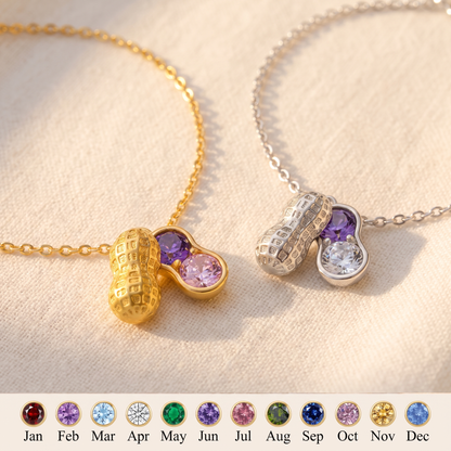 Nuts Together — Besties Birthstone Peanut Bracelet
