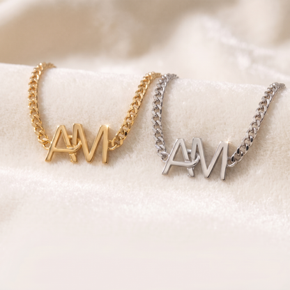 Yours & Mine — Interlocking Initial Bracelet