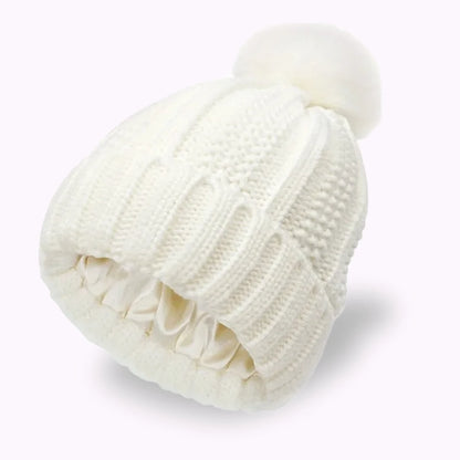 Cocoon - Bonnet Hiver Doublure en Soie Satinée