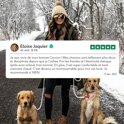 Cocoon - Bonnet Hiver Doublure en Soie Satinée