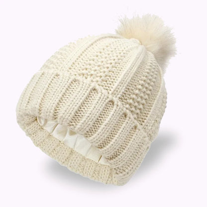 Cocoon - Bonnet Hiver Doublure en Soie Satinée