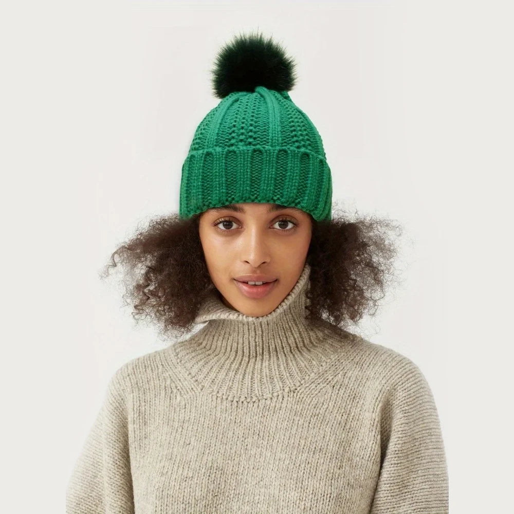 Cocoon - Bonnet Hiver Doublure en Soie Satinée