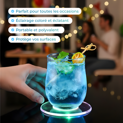 Dessous de verre lumineux