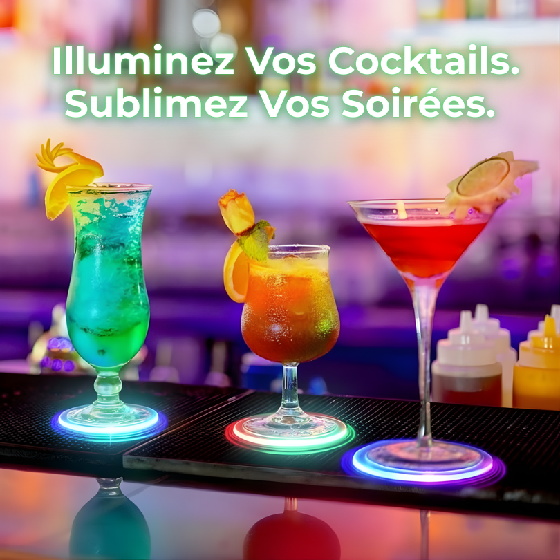 Dessous de verre lumineux