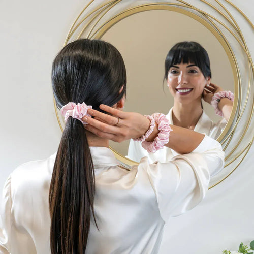 SilkyLoop - Chouchou en Soie - Lot de 3